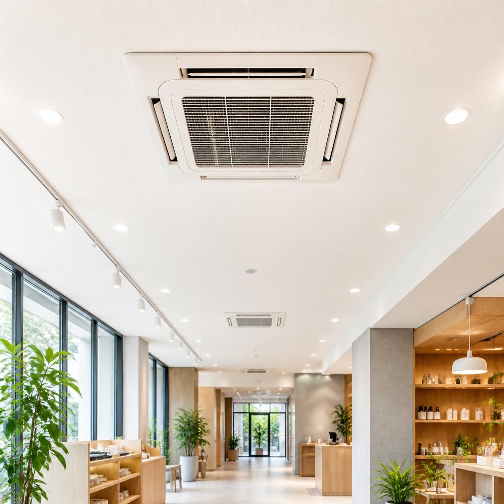 静岡県の店舗空間を快適に！安心のエアコン交換サービス